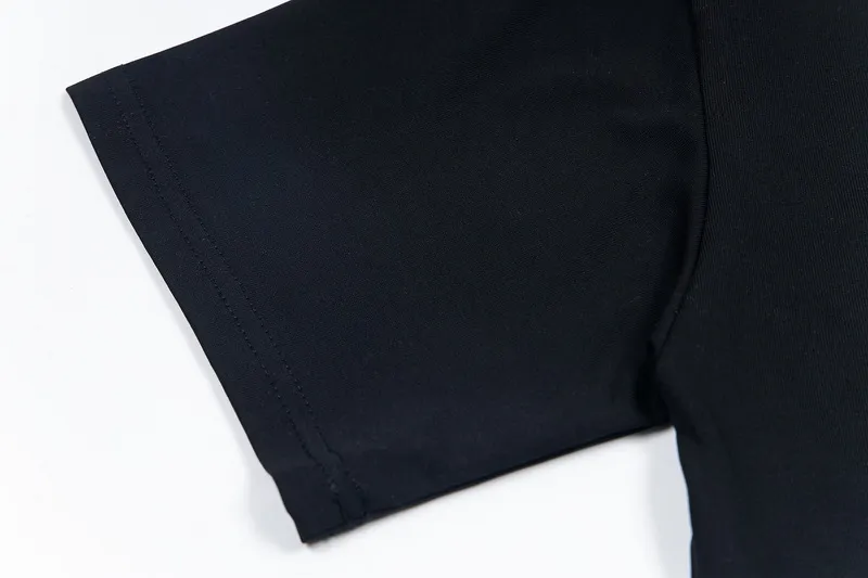 110💰S12# Meichao SAINT white ink direct-injection pure cotton 260g loose short-sleeved T-shirt black, white gray S-XL
